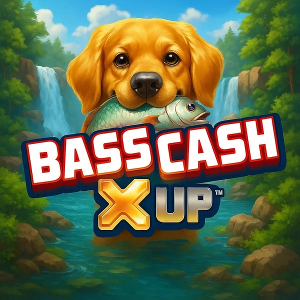 Bass Cash X UP logo by Alchemy Gaming at Neospin CasinoBass Cash X UP