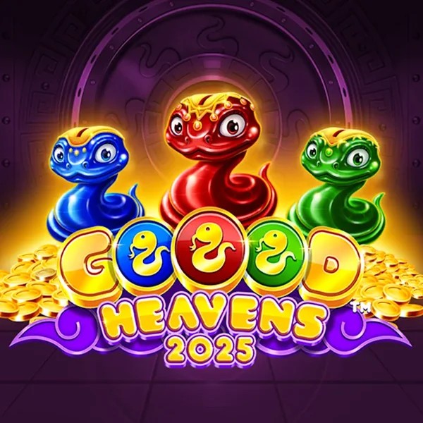Goood Heavens online game logo by Rarestone Gaming on neospinscasino.ca
