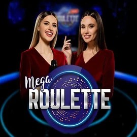 Mega Roulette online game logo by Pragmatic Play on neospinscasino.ca