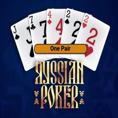 Russian Poker online game logo by OneTouch Games on neospinscasino.ca