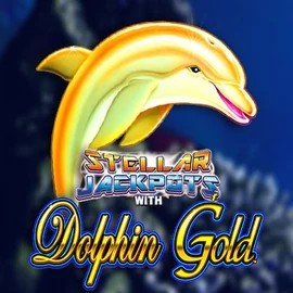 Dolphin Gold with Stellar Jackpots logo by Lightning Box Game at Neospin CasinoDolphin Gold with Stellar Jackpots